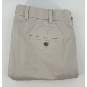Brooks Brothers Chino Pants Mens 36x30 Beige Clark Fit Stretch Flat Front Casual